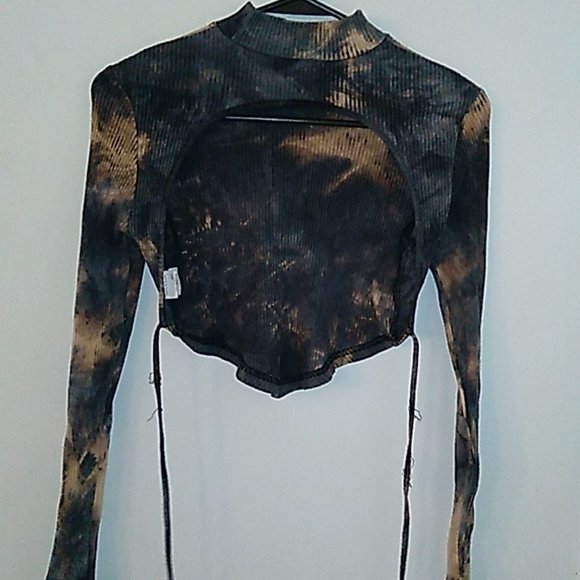 Bleach print crop top - Picture 2 of 2